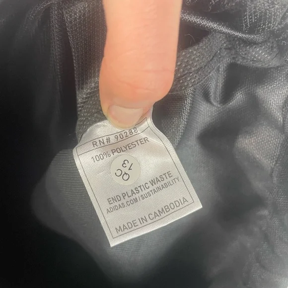 Adidas Black Alliance Sackpack Tennis Sports Drawstring Closure Bag GUC - Picture 4 of 12